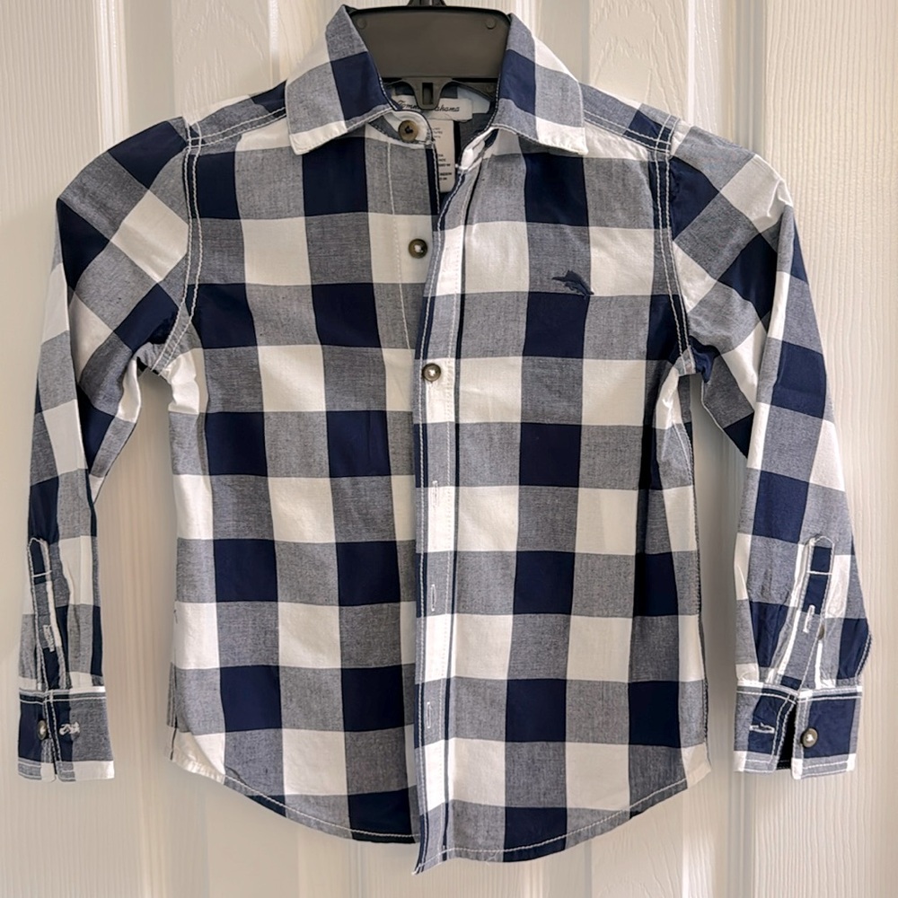 Boys Tommy Bahama 5 6 Button Up shirt